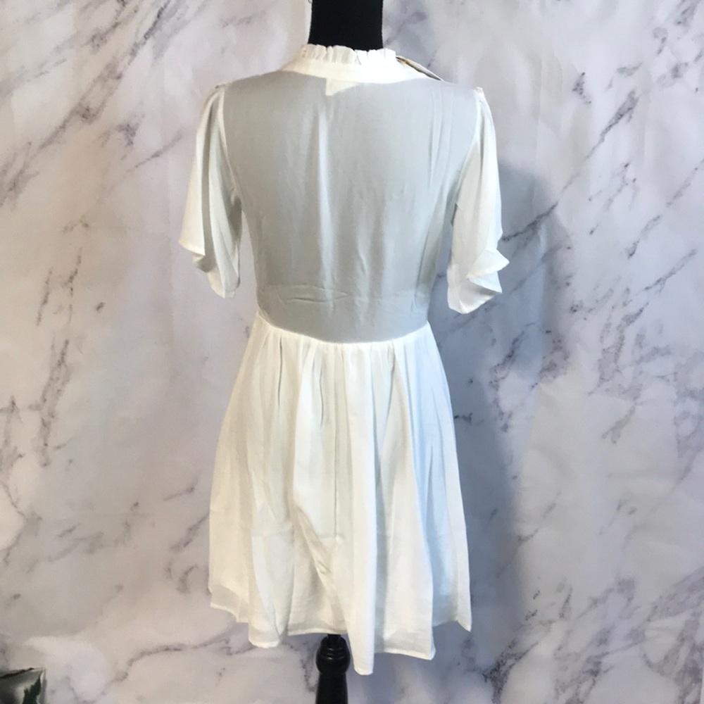 OFF WHITE TUNIC DRESS - Picture 5 of 8